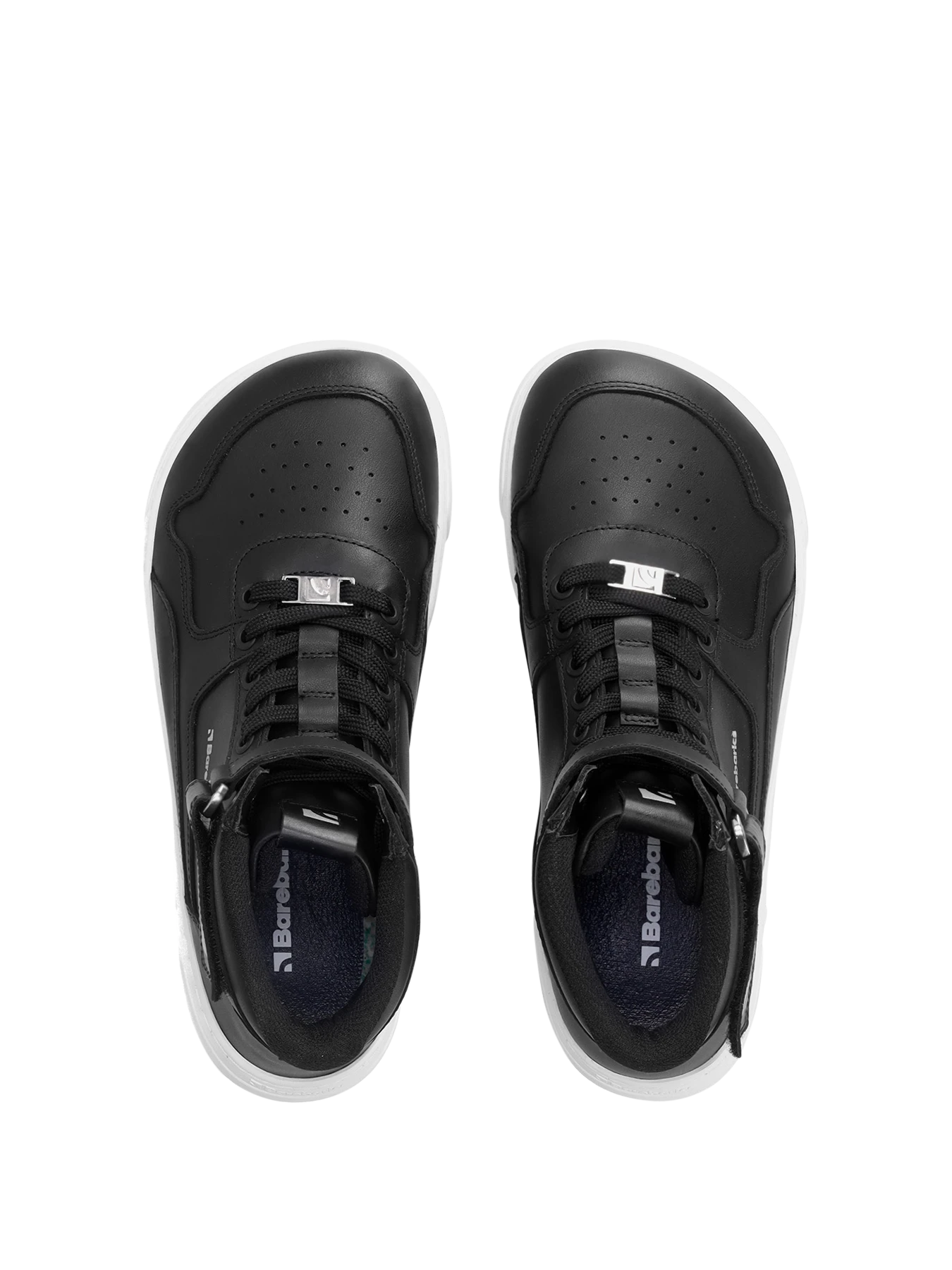 Босоногие кроссовки Barebarics Zing - высокие - чёрный и белый, фото 6