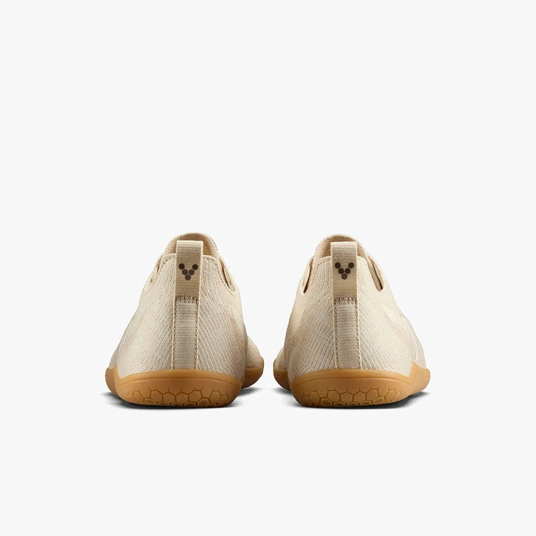 Кроссовки Vivobarefoot Primus Lite Knit Natural — мужская модель, кремовый, фото 4