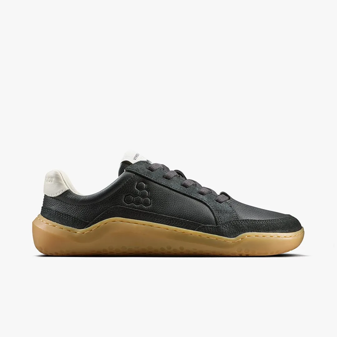 Кроссовки Vivobarefoot Gobi II Sneaker Leather — женская модель, чёрный, фото 2