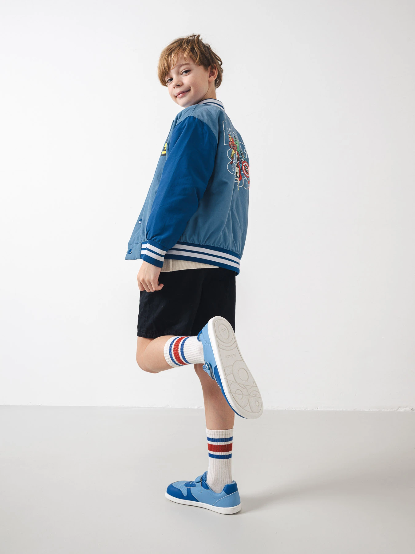 Детские босоногие кроссовки Be Lenka Scoot - светлый и насыщенный синий, фото 6