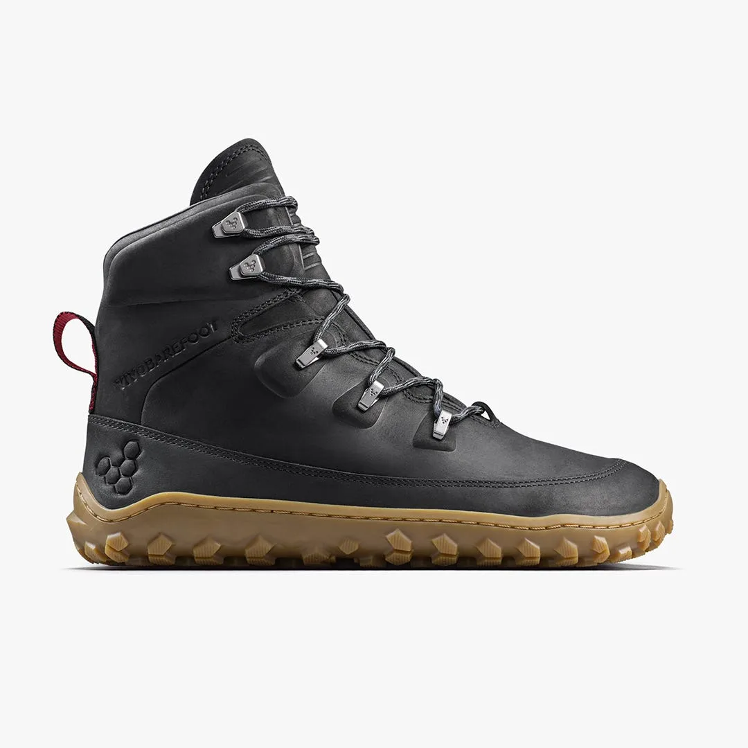 Ботинки Vivobarefoot Tracker Leather AT II — мужская модель, чёрный — фото 1 из 7