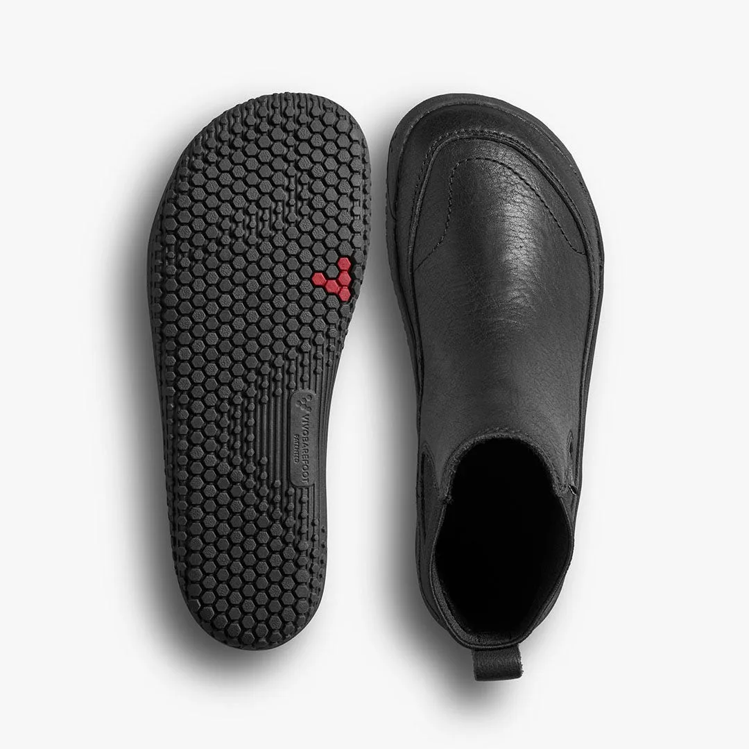 Ботинки Vivobarefoot Gobi Chelsea — детская модель, чёрный, фото 2