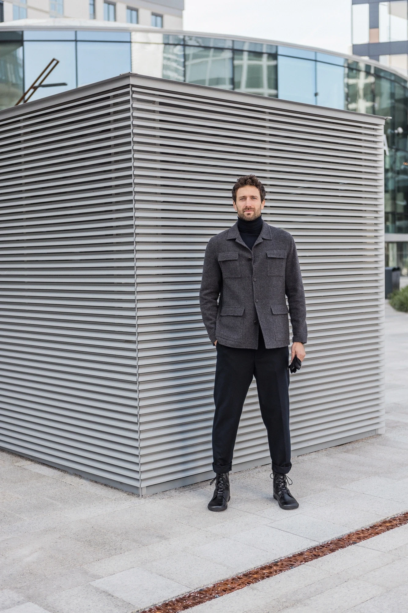 Босоногие ботинки Shapen COZY Smooth — гладкий чёрный, фото 16