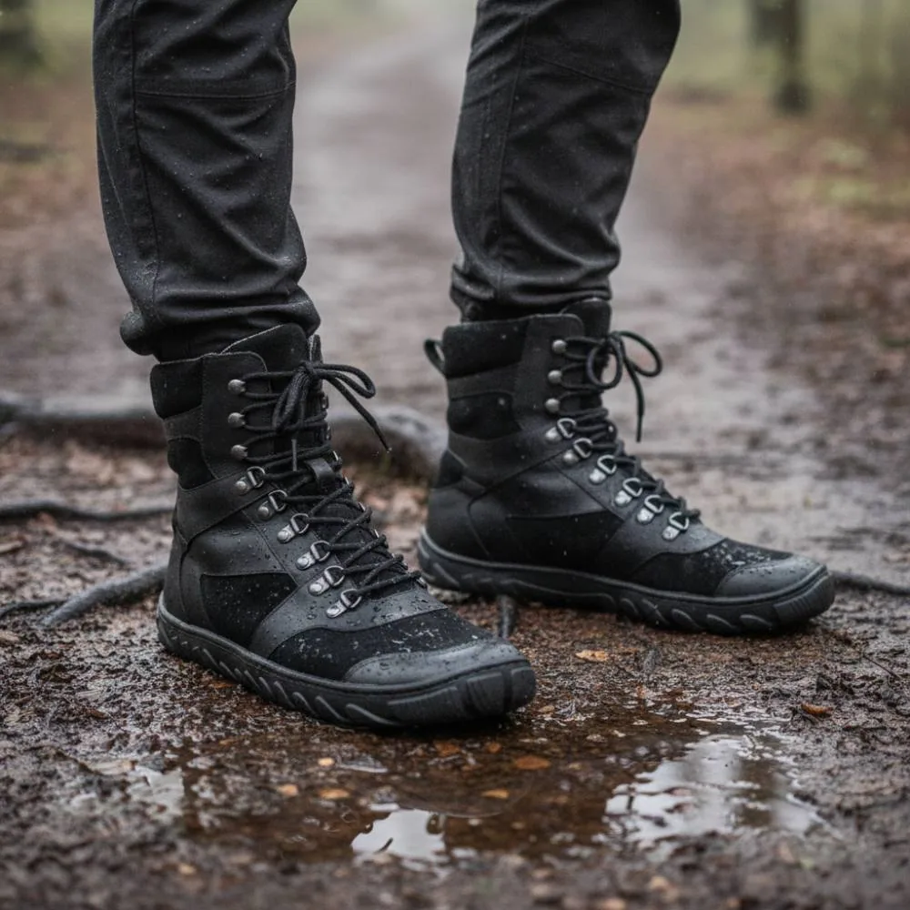 Ботинки ZAQQ EXPLORER Black Waterproof (чёрный цвет), фото 10
