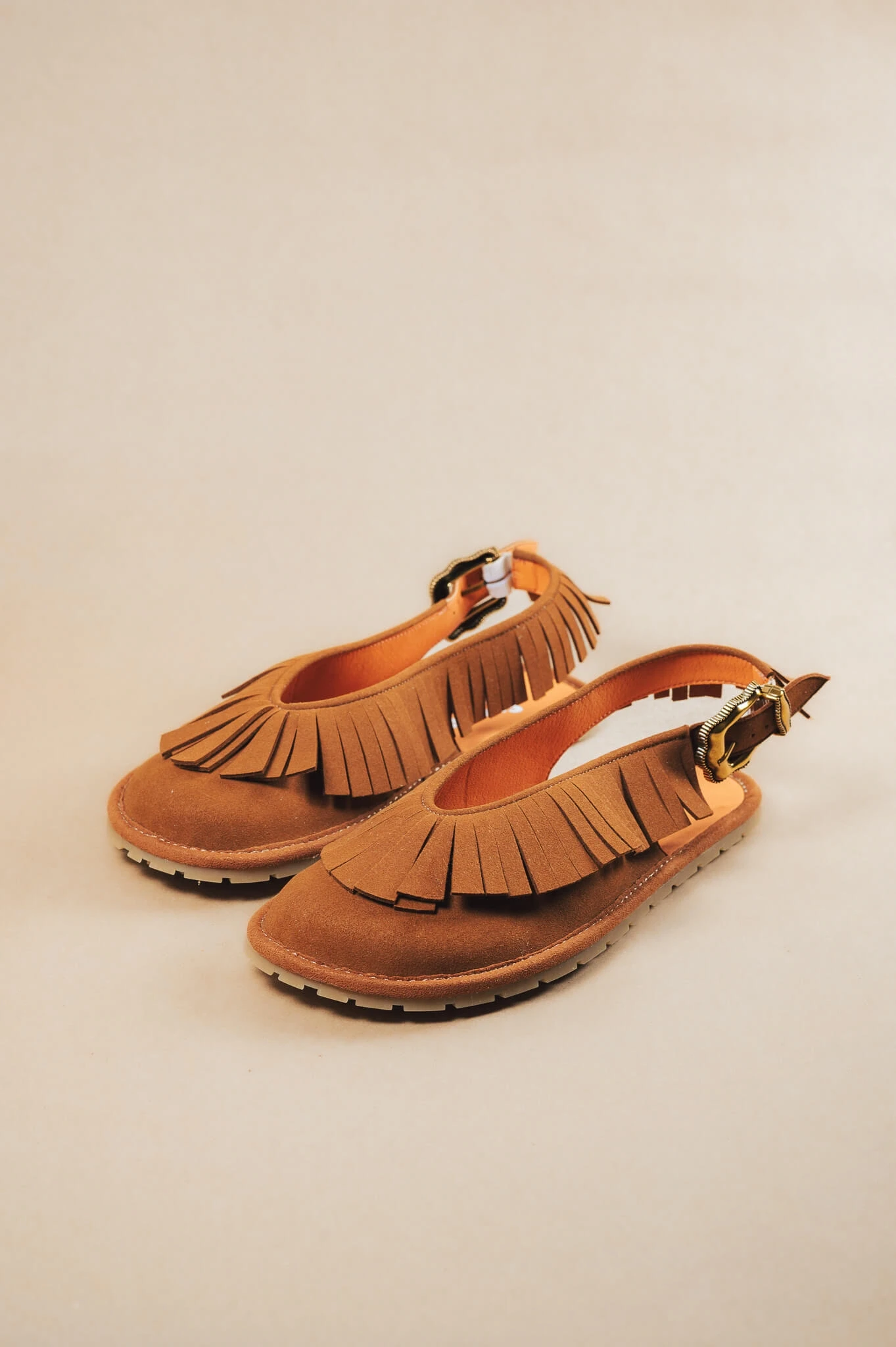 Босоногие балетки Sambas the bambas Jara — коричневые