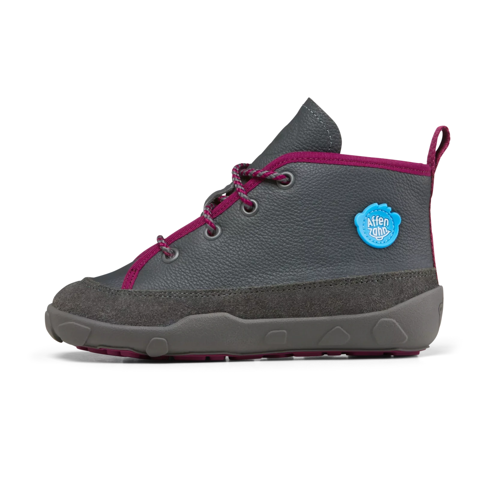 Зимние полуботинки Affenzahn Easy Птица — серый, фото 8