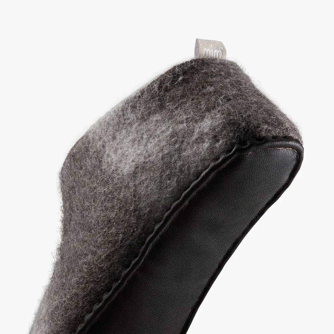 Тапочки Vivobarefoot Mim Felt Slipper II — унисекс, серо-бежевый, фото 7