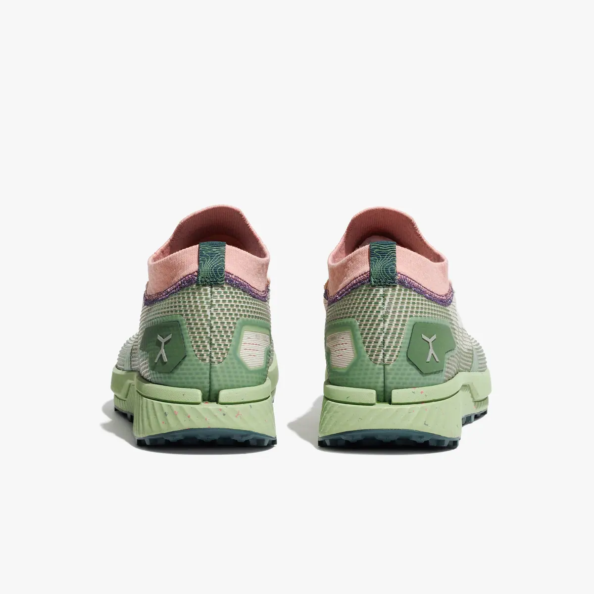 Босоногие кроссовки Flux Adapt Trail Runner — песочный и зелёный, фото 5