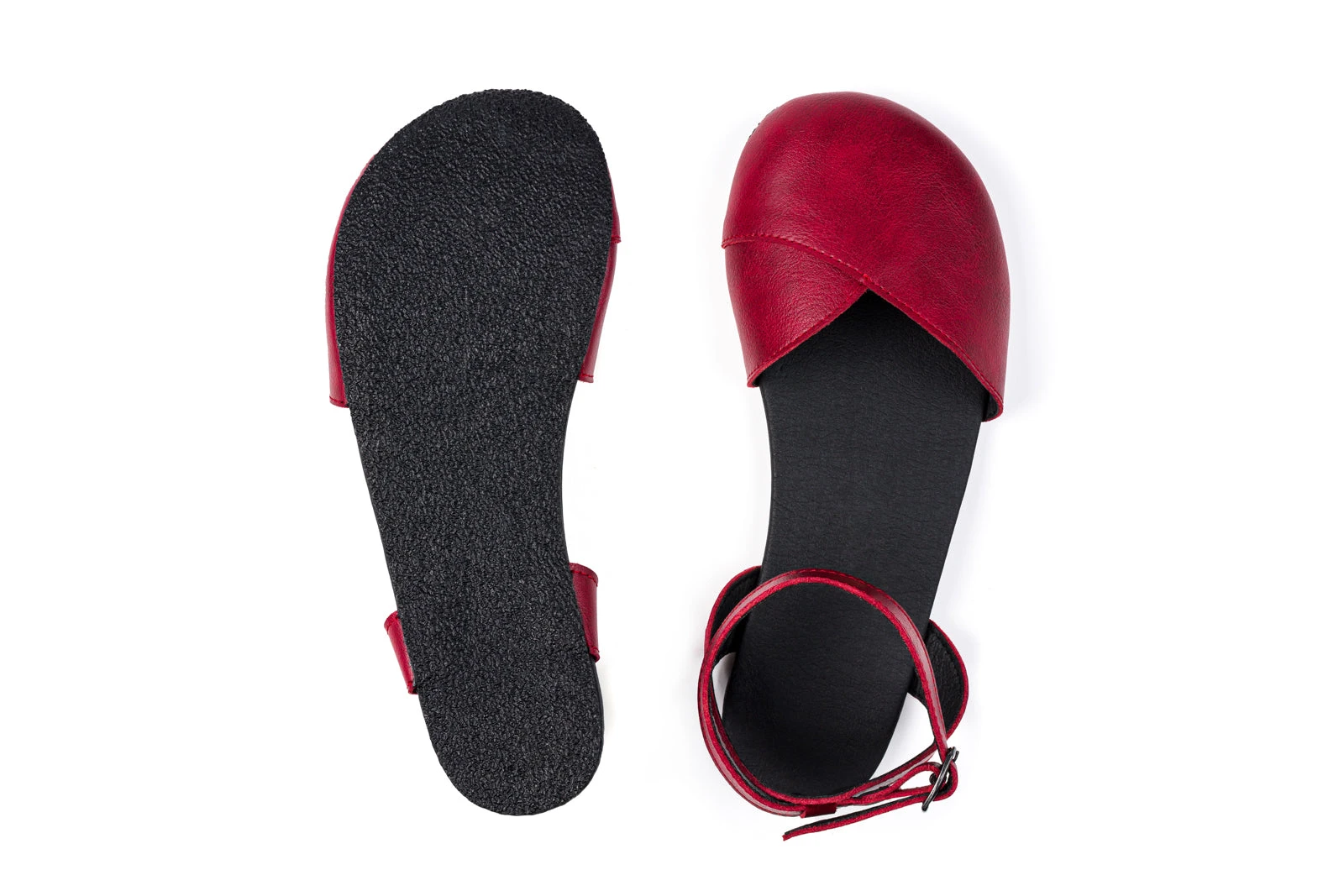 Балетки Ahinsa Ballerina Barefoot — бордовый, фото 4