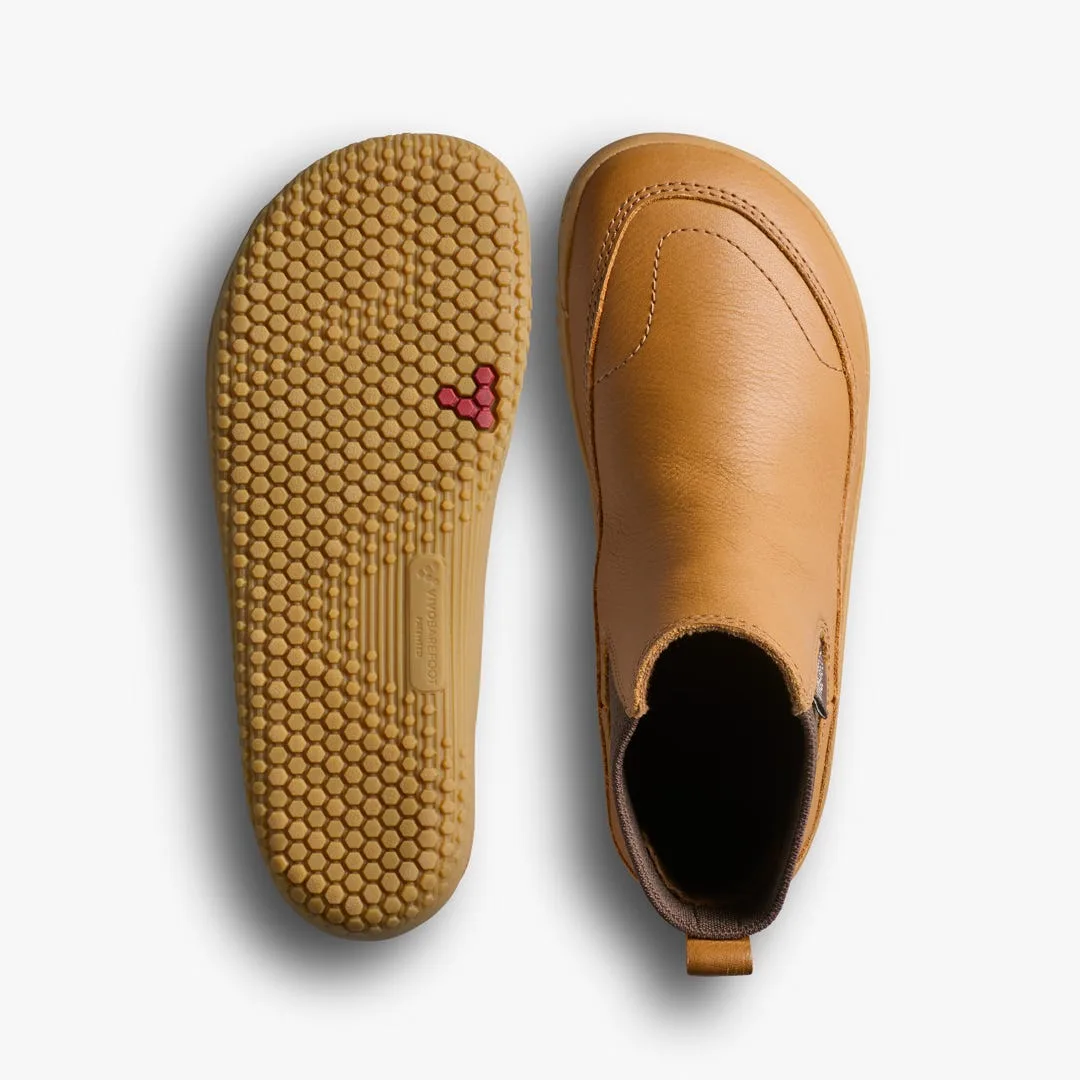 Ботинки Vivobarefoot Gobi Chelsea — детская модель, коричневый, фото 2