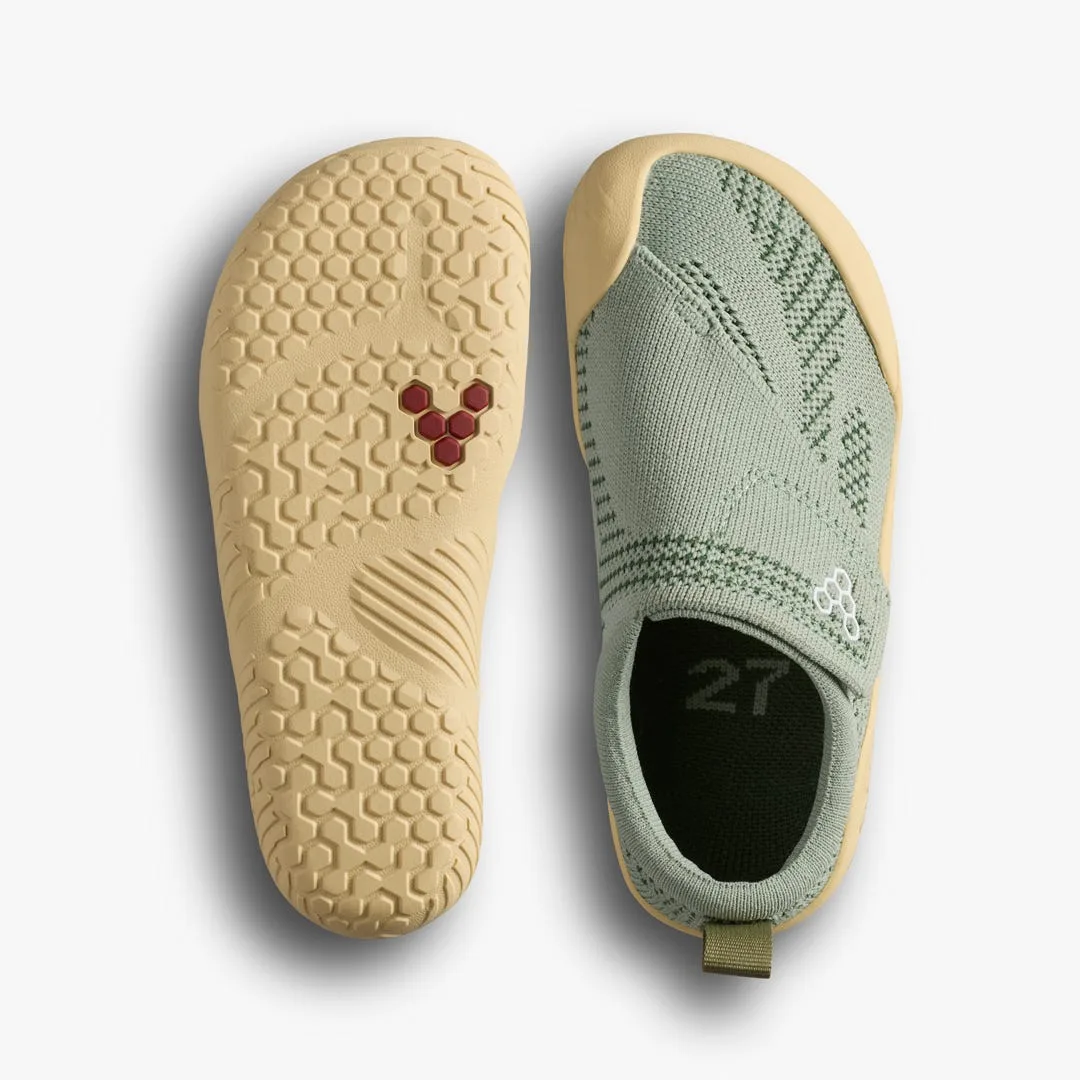 Кроссовки Vivobarefoot Motus Knit — для дошкольников, ледяной зелёный, фото 2