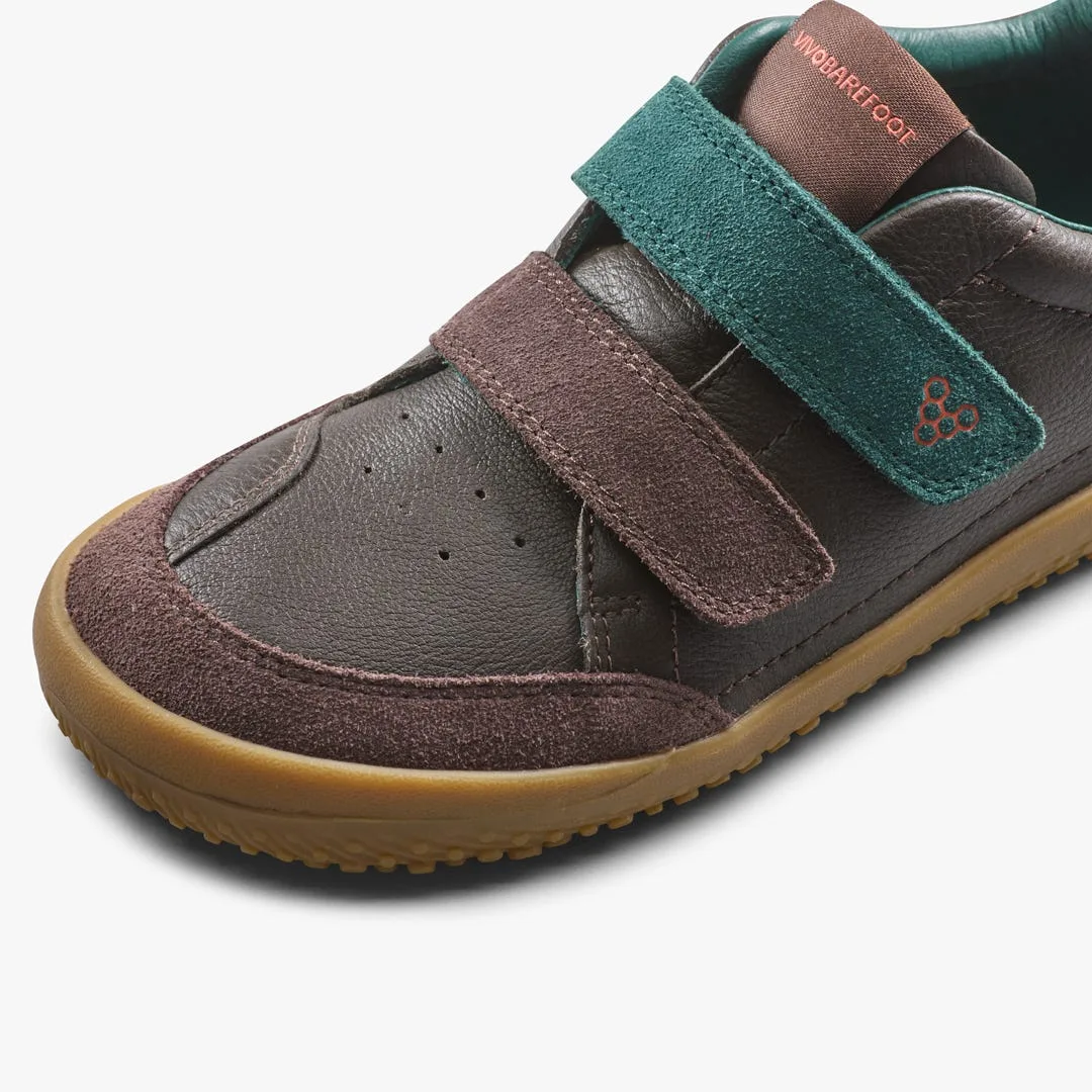 Кроссовки Vivobarefoot Gobi Sneaker — детская модель, коричневый, фото 6