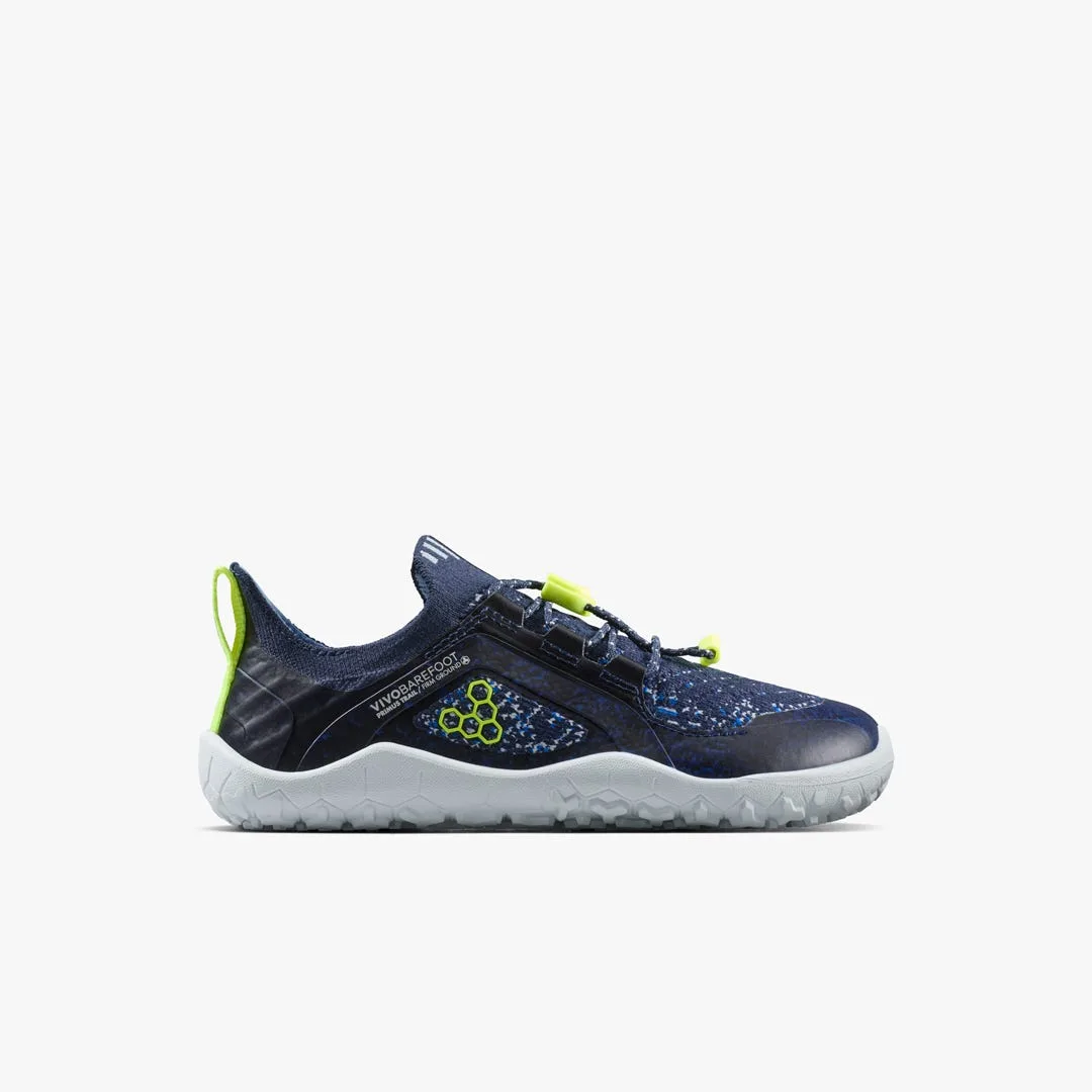 Кроссовки Vivobarefoot Primus Trail Knit FG — для дошкольников, синий с фиолетовым