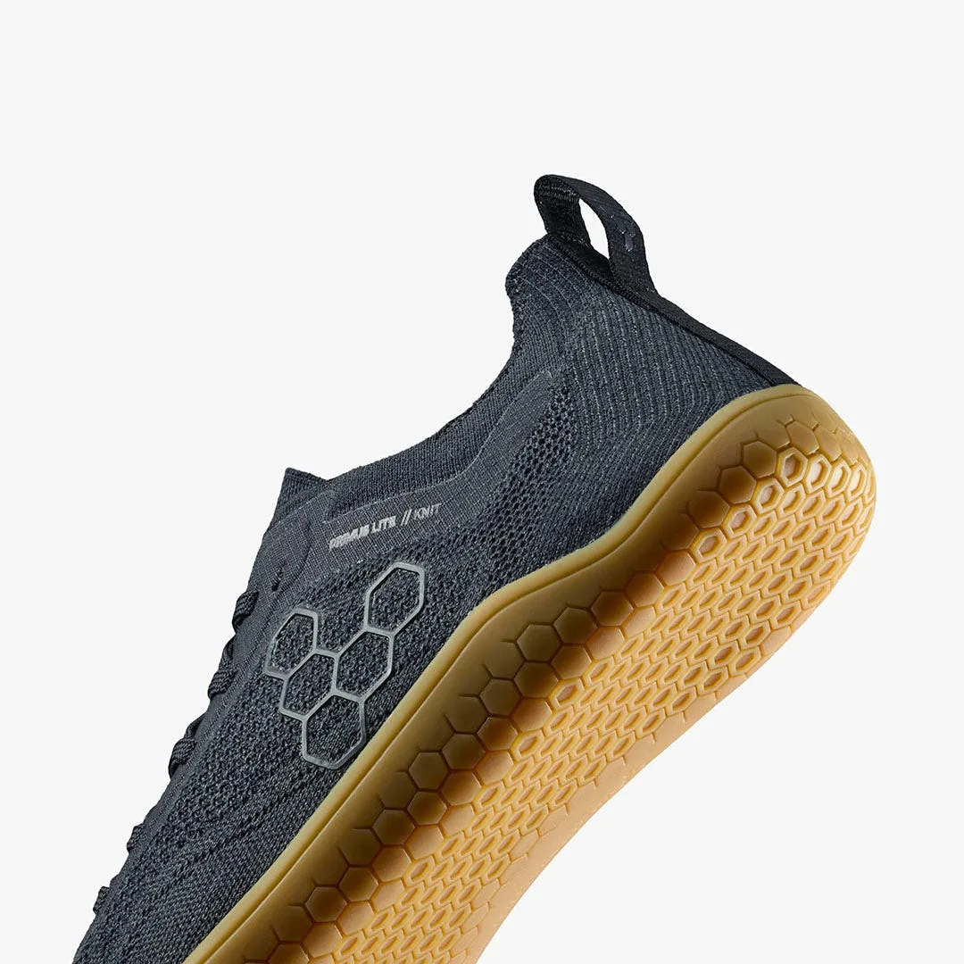 Кроссовки Vivobarefoot Primus Lite Knit Natural — женская модель, чёрный, фото 6