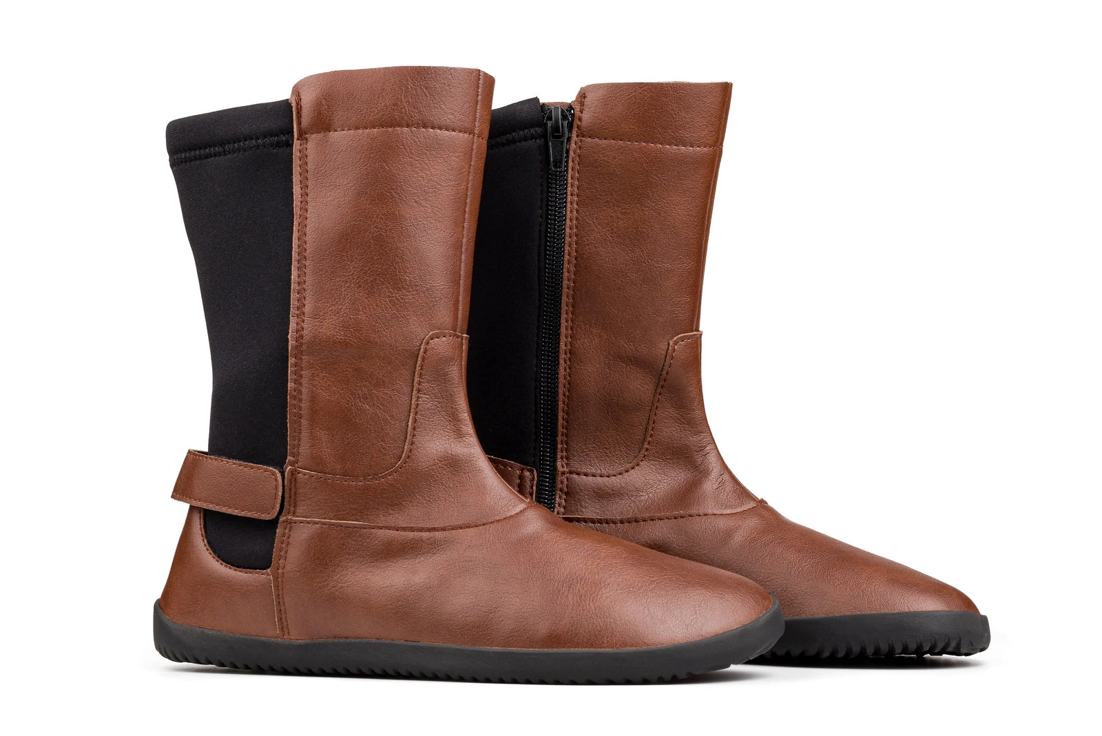 Сапоги средней высоты Ahinsa Barefoot — коричневый, фото 3